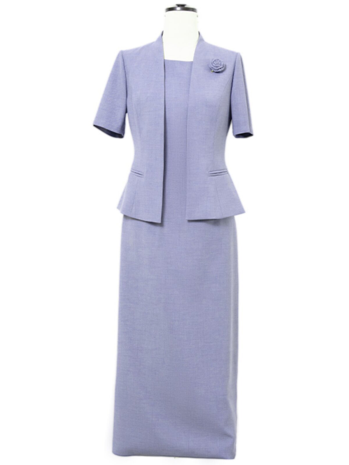 HIGH-END PROFESSIONAL SUIT SUIT WOMENS GRAY BLUE 2024 SUMMER DRESS NEW FASHION TEMPERAMENT DRESS TWO-PIECE SET