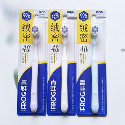 青蛙牙缝清洁成人1支牙刷