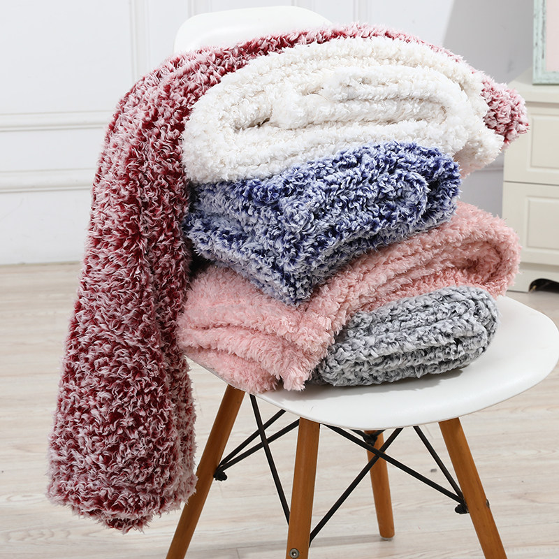 舒棉绒毛毯春夏季毯办公室用午休单人盖脚盖腿小尺寸盖毯午睡毯