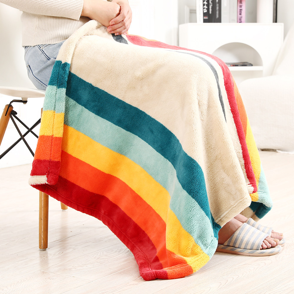 出口北欧加厚保暖冬季珊瑚绒毯子膝盖毯沙发小号午睡毯午休披肩毯,床上用品,休闲毯/毛毯/绒毯,淘宝优惠券,粉丝福利购,淘宝优惠卷