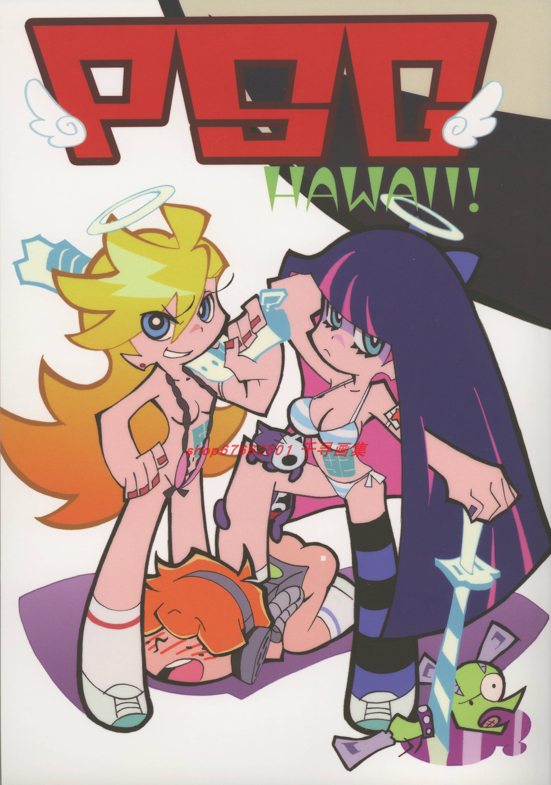 吊带袜天使 原画集设计集4集 美术资源素材