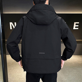 @店主风-冲锋衣春秋季工装连帽长袖夹克外套3502-P125控178，男装夹克，电商D246