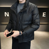 @店主风-大免洗皮面料冬白鸭绒立领羽绒服潮流男8622-P160，男装羽绒服，电商D246