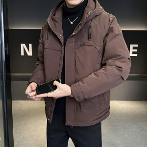 @标  2025新款外套羽绒服冲锋衣男连帽工装外套1080-P185图片