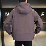 @店主风-冲锋衣春秋季新款工装连帽长袖夹克外套3502-P125，男装夹克，电商D246