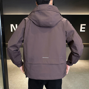 @店主风-冲锋衣春秋季新款工装连帽长袖夹克外套3502-P125图片