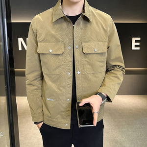 @店主-男士高端新定制面料满印工装夹克外套6203-P115图片