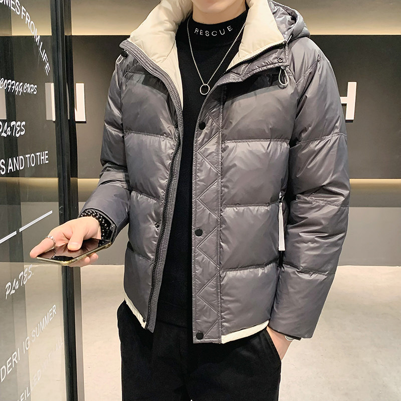 @店主风-亮面冬新款羽绒服潮流男连帽外套-YR803-P130，男装羽绒服，电商D246