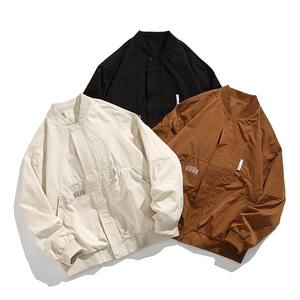 @平铺白底-春秋季新款工装棒球服长袖夹克外套JK712-P115图片