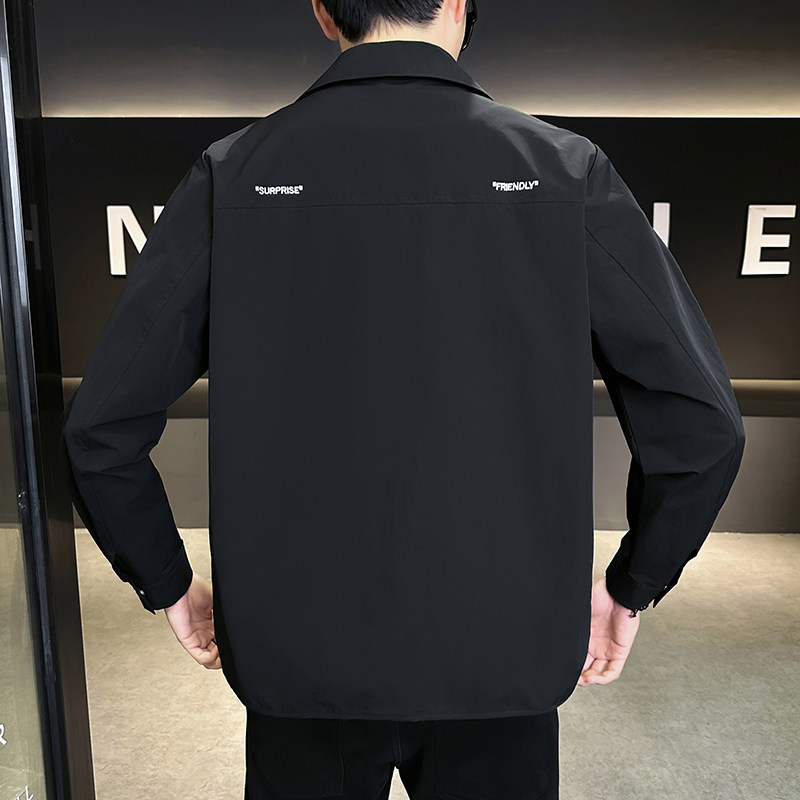 抖音2026春装男士外套棒球领工装夹克男6037-P80,男装夹克,电商D246