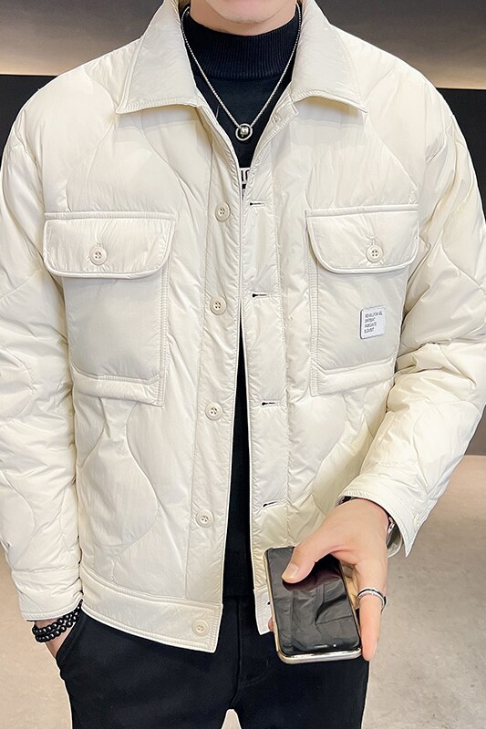 @店主风-美式工装冬新款衬衫领羽绒服潮流男-2521-P170,男装羽绒服,电商D246