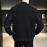 @店主风-针织设计感春秋季工装棒球服长袖夹克外套6006-P125，男装夹克，电商D246