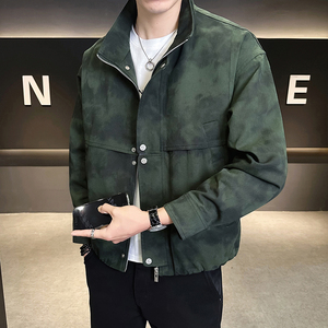 @店主-2025春装抖音男士扎染特殊面料工装夹克外套25803-P145图片