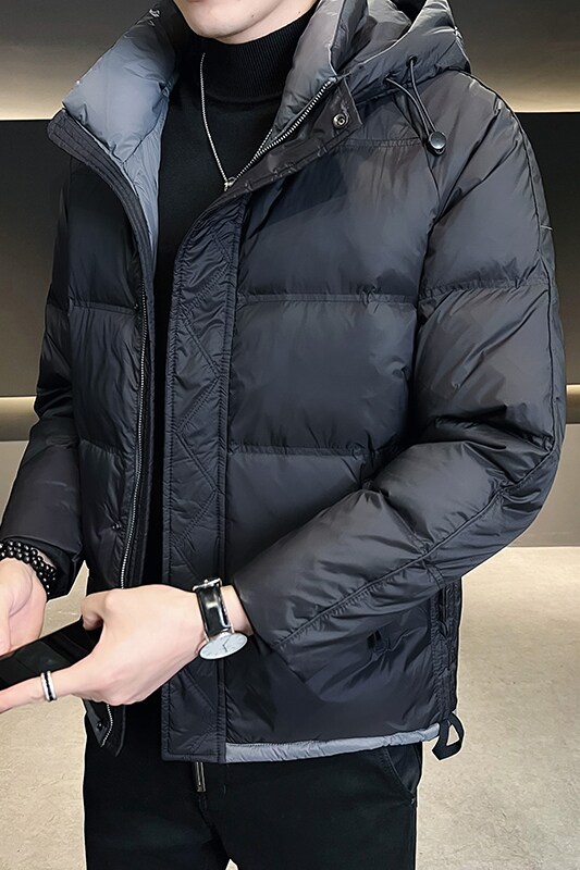 @店主风-有大码冬新款白鸭绒羽绒服潮流男连帽上衣-8808-P160,男装羽绒服,电商D246