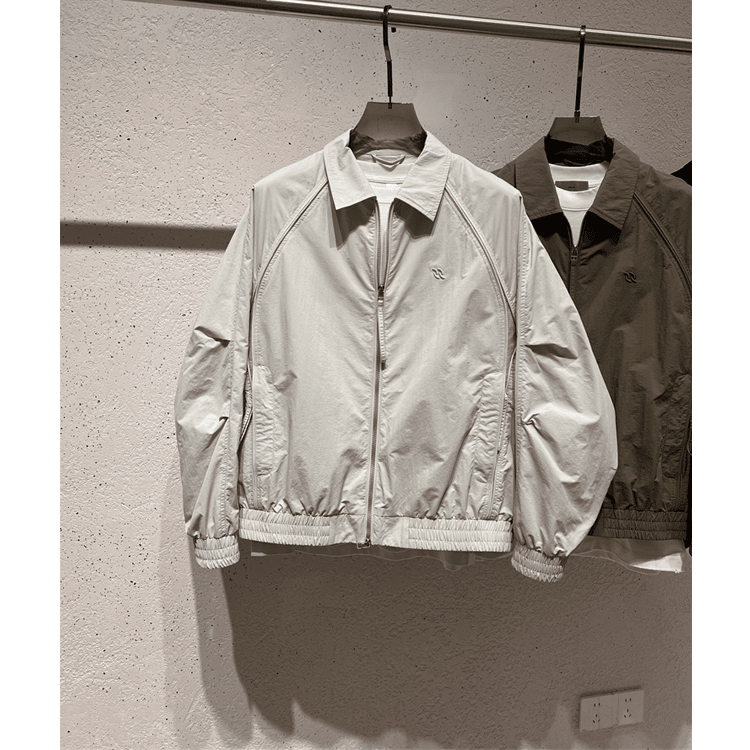抖音云其男装老钱风解构拼接美式男翻领夹克外套25069-P105,男装夹克,电商D246