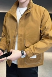 @店主风-抖音设计感春秋季工装立领长袖夹克外套JK108-P85，男装夹克，电商D246