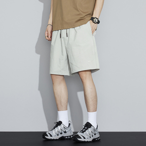 夏季社会小伙短裤男工装松紧五分裤休闲运动薄款811-P35图片