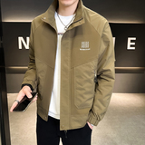 @店主-2025年春秋新款男士高端针织拼接工装夹克外套JK136-P80，男装夹克，电商D246