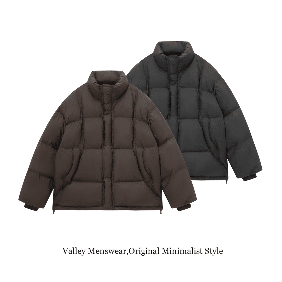 网图@新标90-云朵泡芙3.0外套羽绒服潮流连帽男上衣8525-P290，男装羽绒服，电商D246