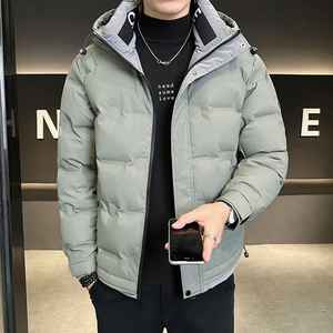 @店主风-跑量冬纯色连帽羽绒服潮流男外套YR712-P130图片