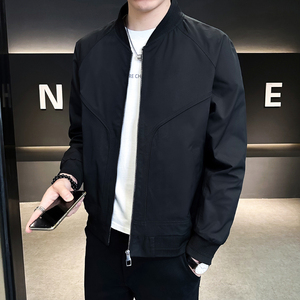 淘系 原版面料  男士外套定制棒球领工装夹克男JK137-P100图片