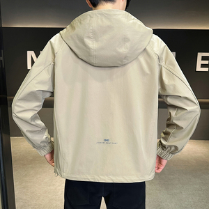 @店主风-冲锋衣春秋季工装连帽长袖夹克外套12512-P105图片