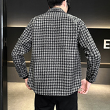 @店主风-抖音工装格子春秋季新款翻领长袖夹克外套JK139-P80，男装夹克，电商D246