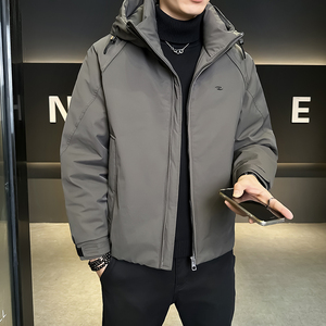 @标  2025新款外套羽绒服冲锋衣男连帽工装外套2527-P185图片