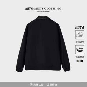 抖音 BIG林男士牛仔拼接假两件水洗工装夹克外套2507-P120图片