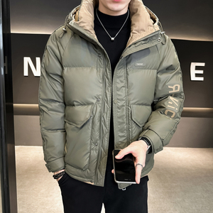 @店主风-大羽绒服男连帽钢印字母外套68025-特P165图片