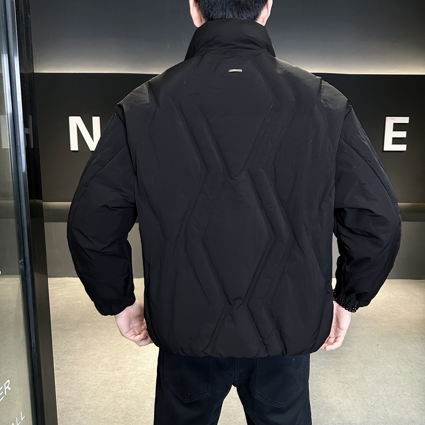 @标502025新款外套羽绒服工装设计高级感男立领外套8688-P205,男装羽绒服,电商D246