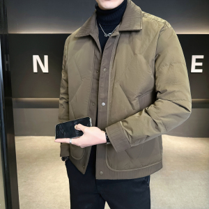 @标50 新款外套羽绒服工装设计高级感男立领外套YR898-P185，男装羽绒服，电商D246