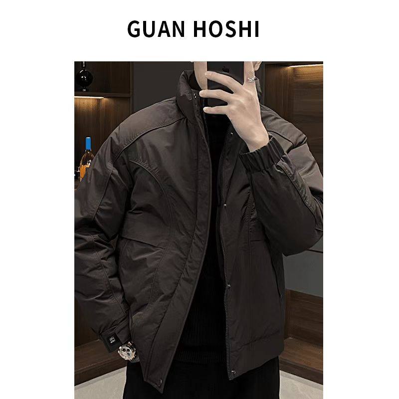 @标抖音冠什么希外套三防石墨烯羽绒服男外套5516-P190，男装羽绒服，电商D246