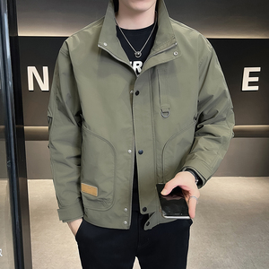 @店主风-原版面料 春秋季新款工装立领夹克外套JK103-特P80图片