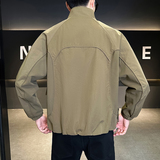 @店主风-春秋季新款棒针织拼接长袖夹克外套818-P105，男装夹克，电商D246