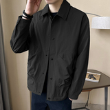 店主风定制面料2024春秋男士设计感外套工装夹克男6811-P95，男装夹克，电商D246