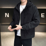 @店主风-冲锋衣春秋季新款工装连帽长袖夹克外套6802-P105，男装夹克，电商D246