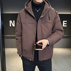 @标  2025新款外套羽绒服冲锋衣男连帽工装外套1080-P185图片