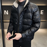 @店主风-有大码冬毛领新款白鸭绒皮衣羽绒服潮流男-8820-P165，男装羽绒服，电商D246