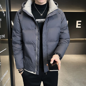 @店主风-大码冬新款羽绒服潮流男连帽外套-8808-特P100图片