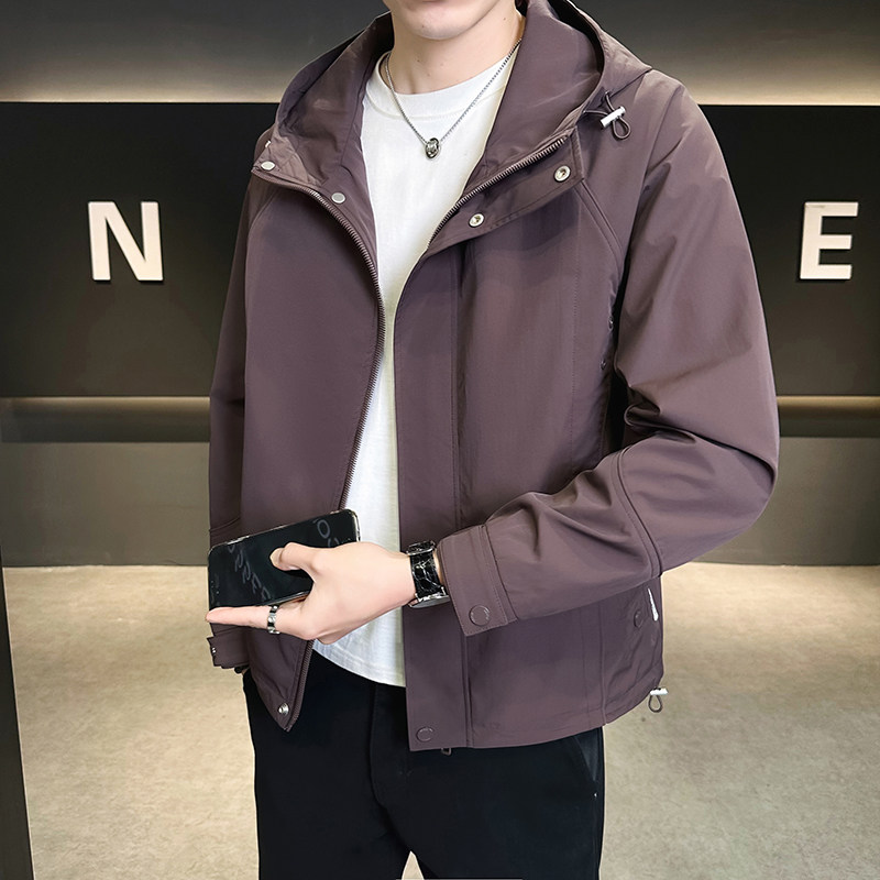 @店主风-冲锋衣春秋季工装连帽长袖夹克外套12512-P105控158图片