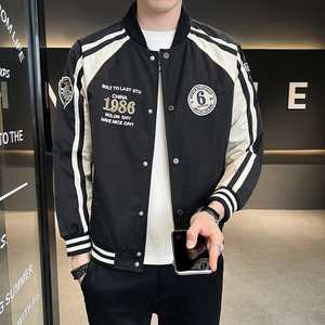 店主风 男士飞行服外套棒球领工装夹克999-P95 有二棉加厚105图片