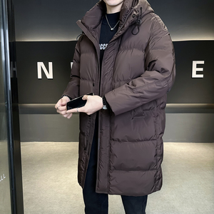 @标50 2025新款中长款外套羽绒服设计感男连帽外套916-P260,男装羽绒服,电商D246