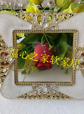 满4包邮田园欧式 亚克力创意开关套 插座贴墙贴 树脂开关贴精致款