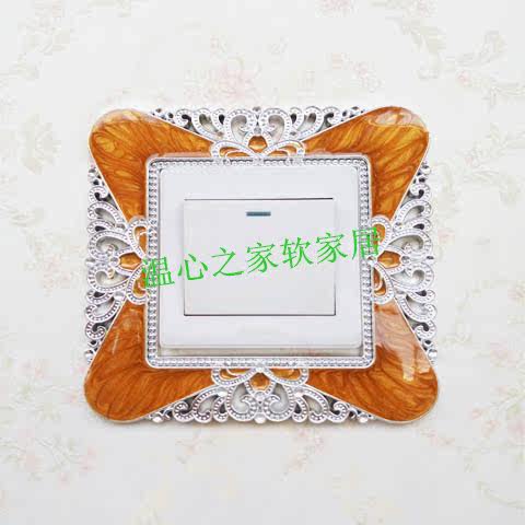 四个包邮田园欧式亚克力创意开关开关贴