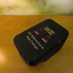 适用牧田电池取电座DIY100W双向快充21V大有米沃奇工具电池取电器