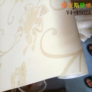 维涅斯品牌无纺布墙纸卧室客厅欧式创意电视背景墙壁纸V4-4502A