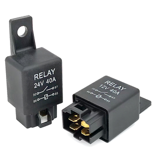 汽车货车面包车空调压缩机启动继电器油泵雾灯12V24V四脚继电器