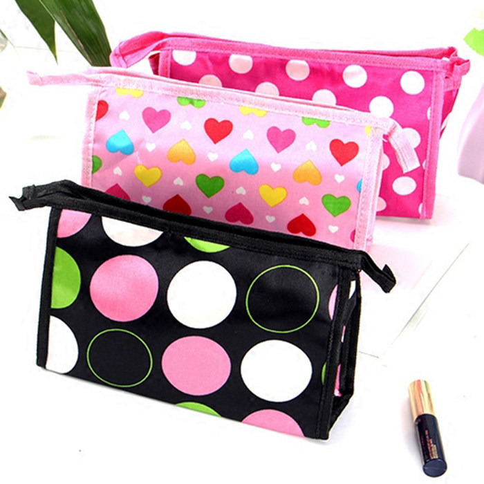 满包邮 批 可爱时尚布化妆包手提包洗漱化妆品便携折叠收纳包,收纳整理,化妆包,淘宝优惠券,粉丝福利购,淘宝优惠卷