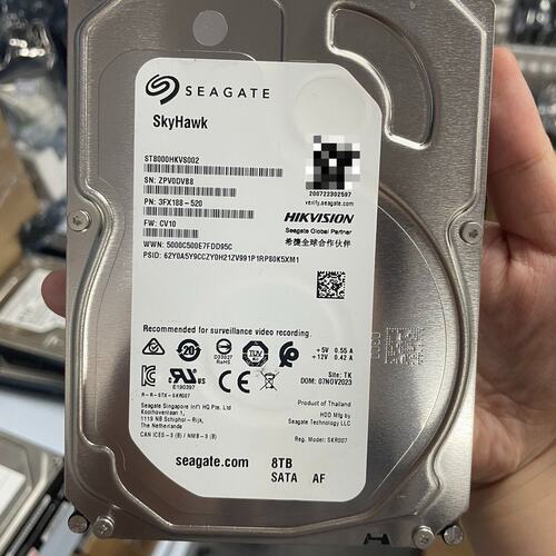 海康威视希捷硬盘 8TB ST8000HKVS002 二手现--议价商品